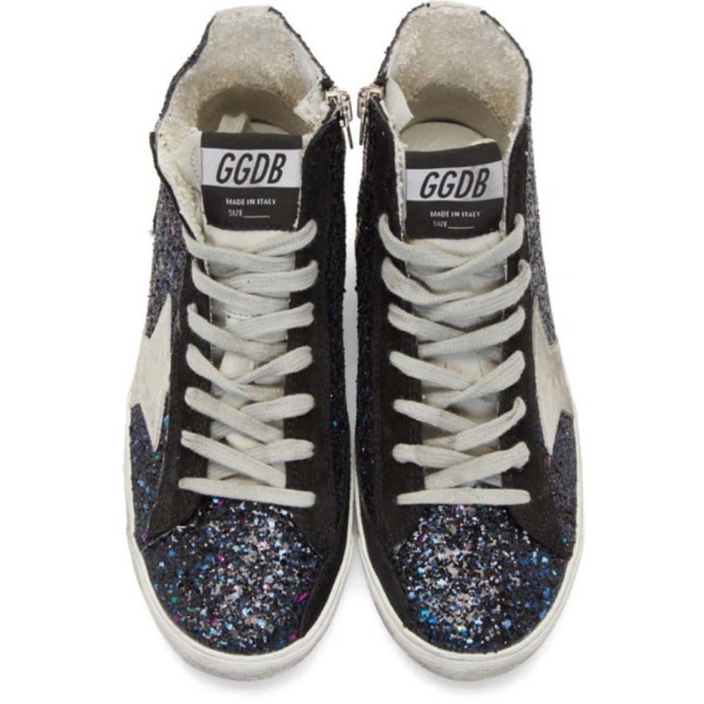 Golden Goose Multicolor Glitter Francy Sneakers